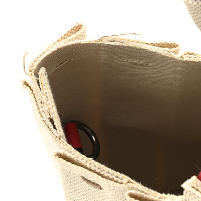 Valentino Garavani Canvas Atelier 05 Plisse Edition Medium Tote Bag Naturale 10 of 14