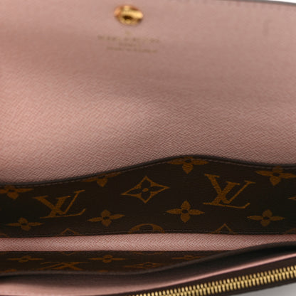 Louis Vuitton Monogram Emilie Wallet Rose Ballerine 5 of 7