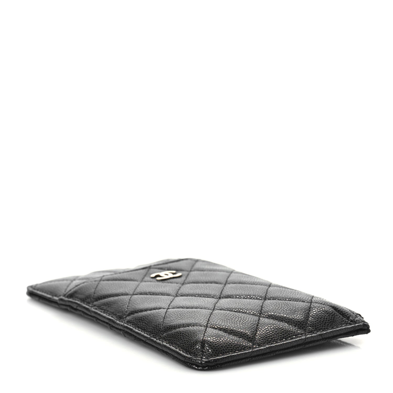 Chanel Caviar Quilted Classic iPhone Pouch Black 3 of 8
