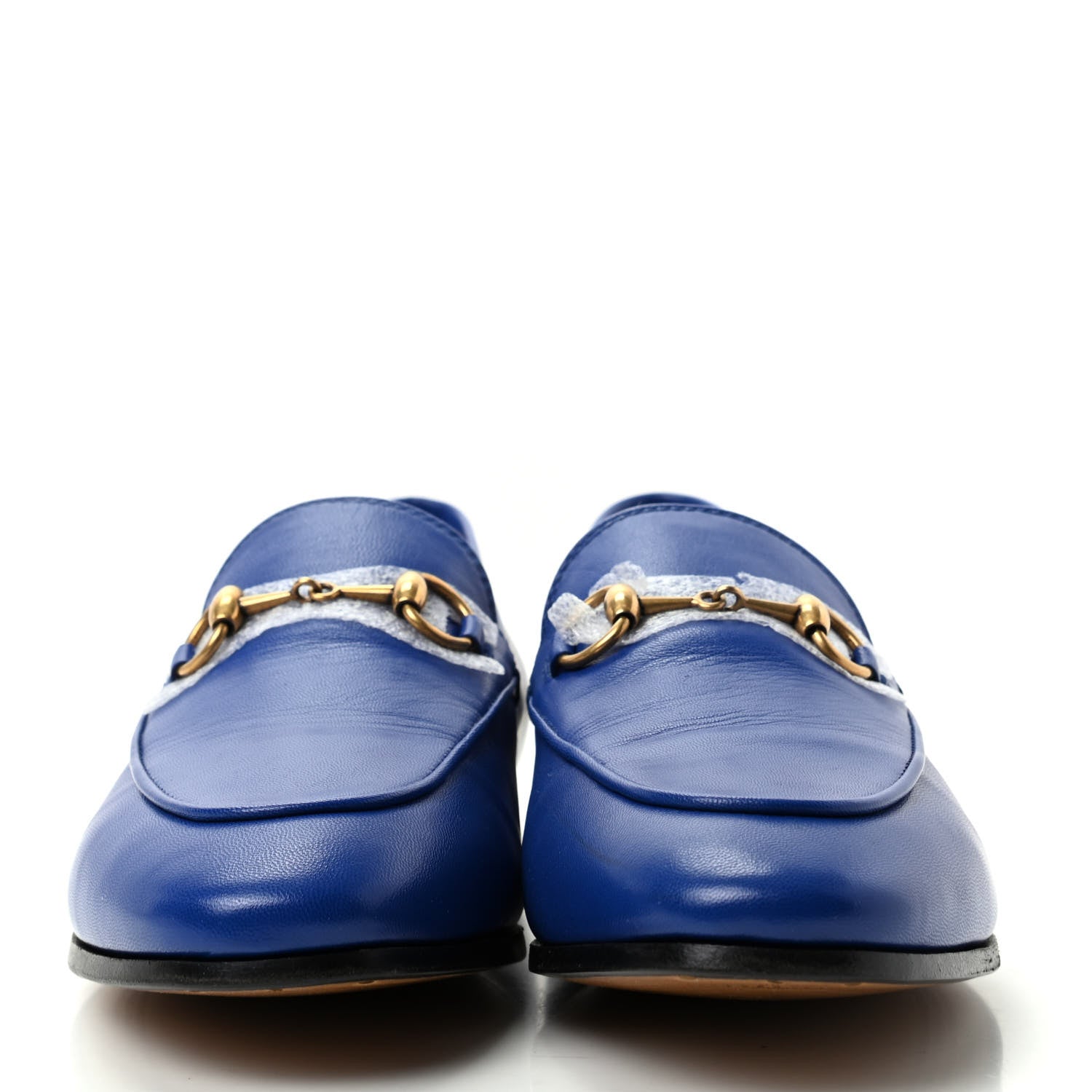 Gucci Malaga Kid Womens Jordaan Loafers 37 Electric Blue 2 of 11