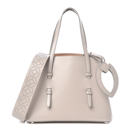 Alaia Calfskin Studded Mina 25 Bag Grey 5 of 10