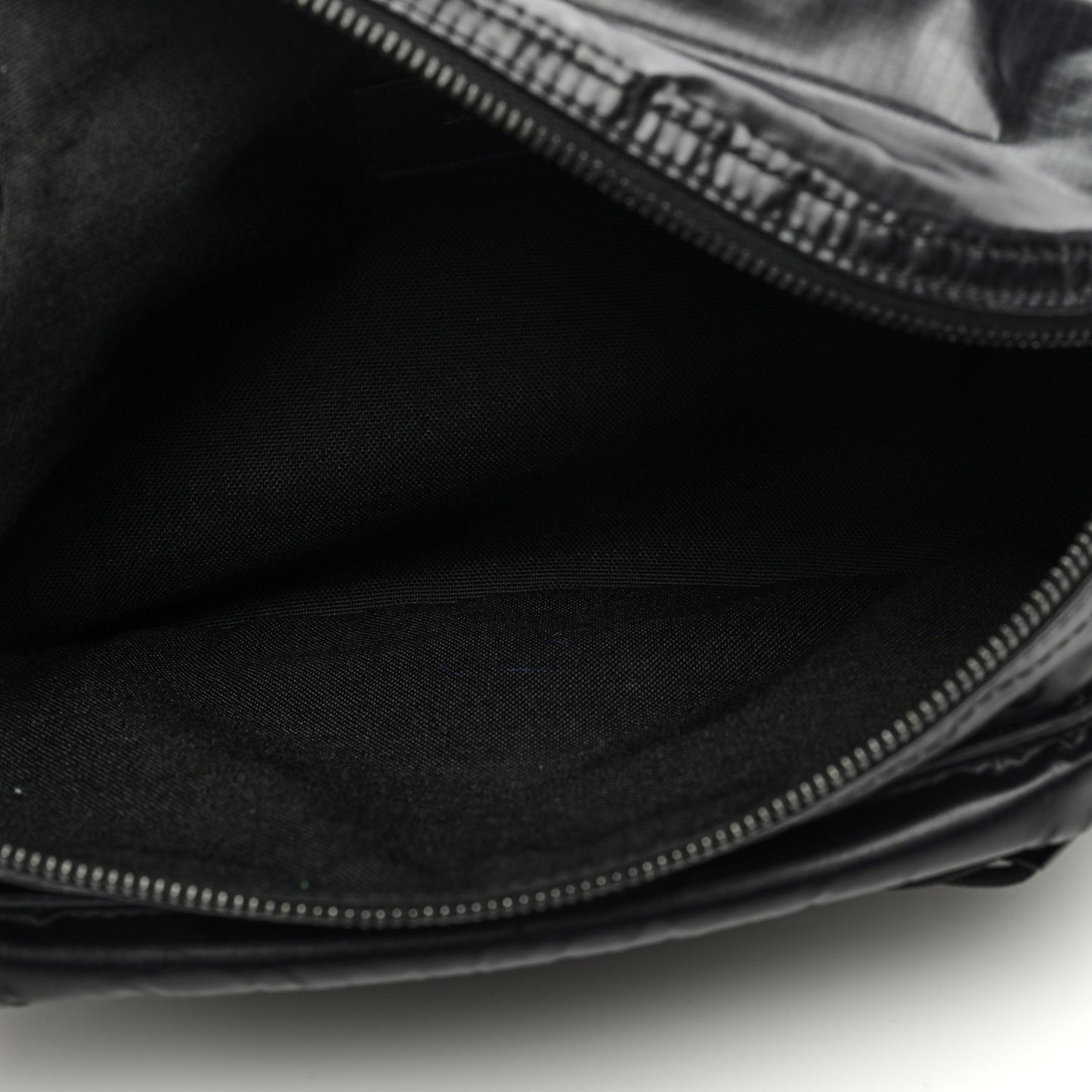 SAINT LAURENT Nylon Logo Nuxx Body Belt Bag Black