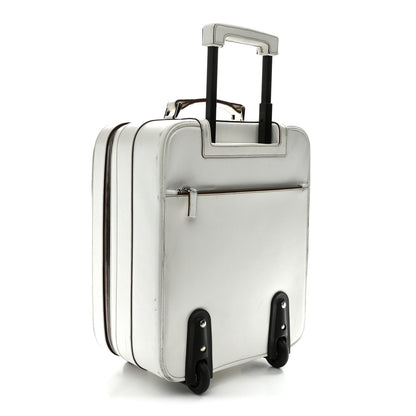 Prada Saffiano Travel Trolley Luggage White 2 of 14