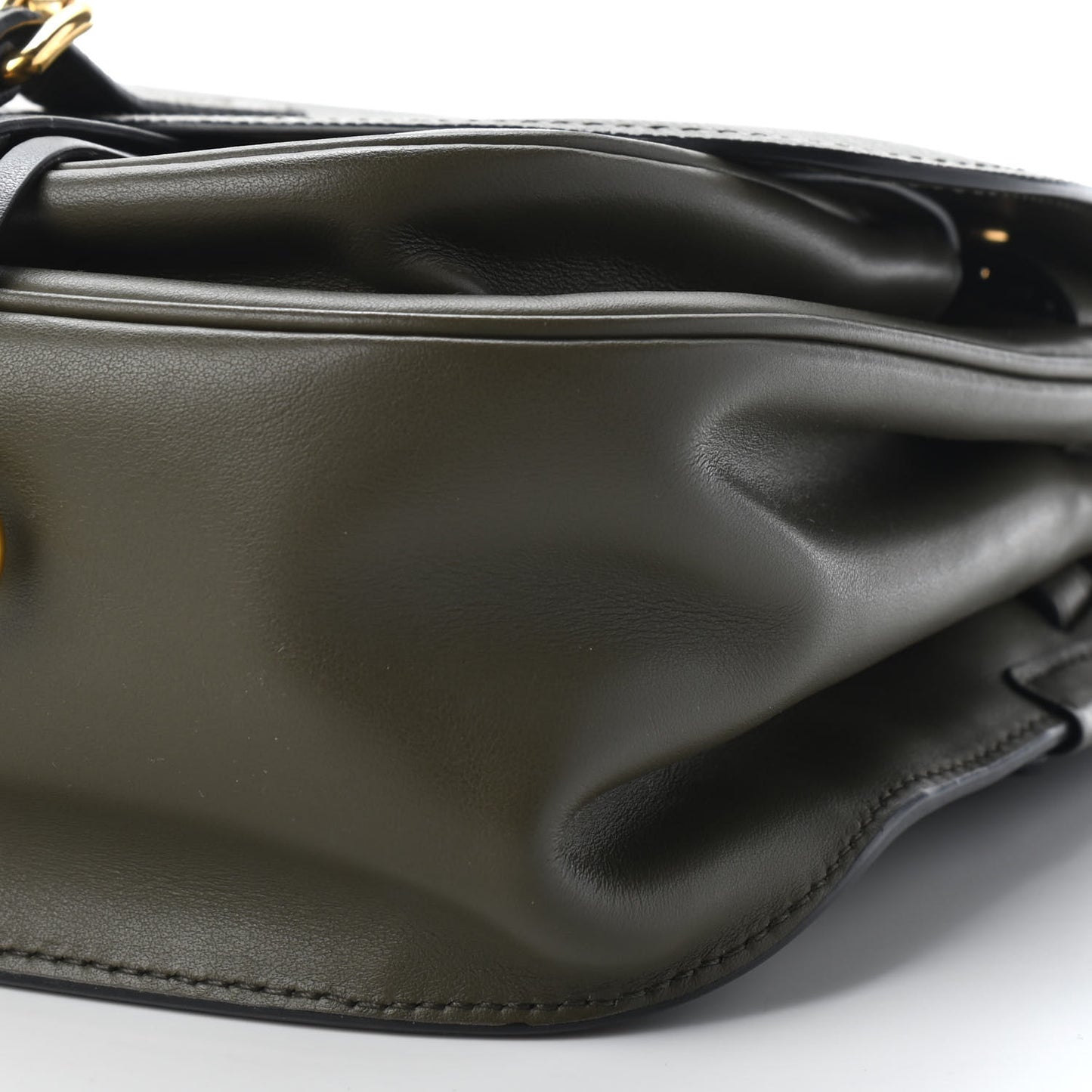 Saffiano Cuir Calf Corsaire Bag Militare Black