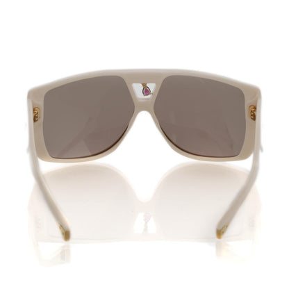 Louis Vuitton Acetate Amethyst Bindi Sunglasses Ivory RARE 3 of 10