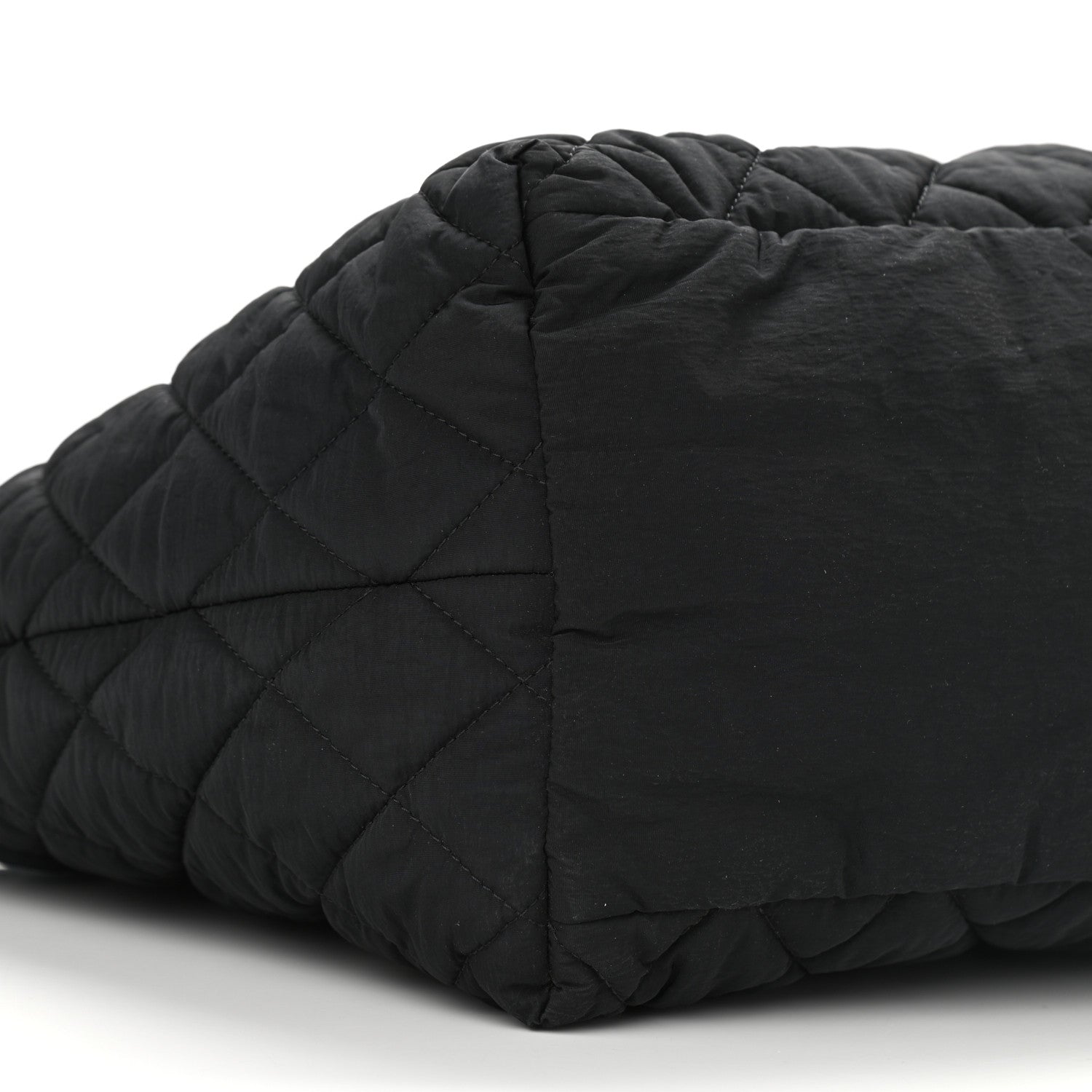 Chanel Nylon Quilted Coco Cocoon Bowler Black 9 of 11