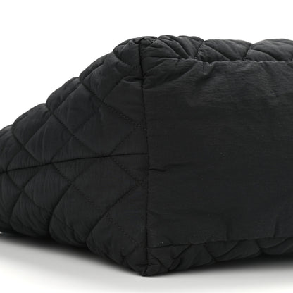 Chanel Nylon Quilted Coco Cocoon Bowler Black 9 of 11