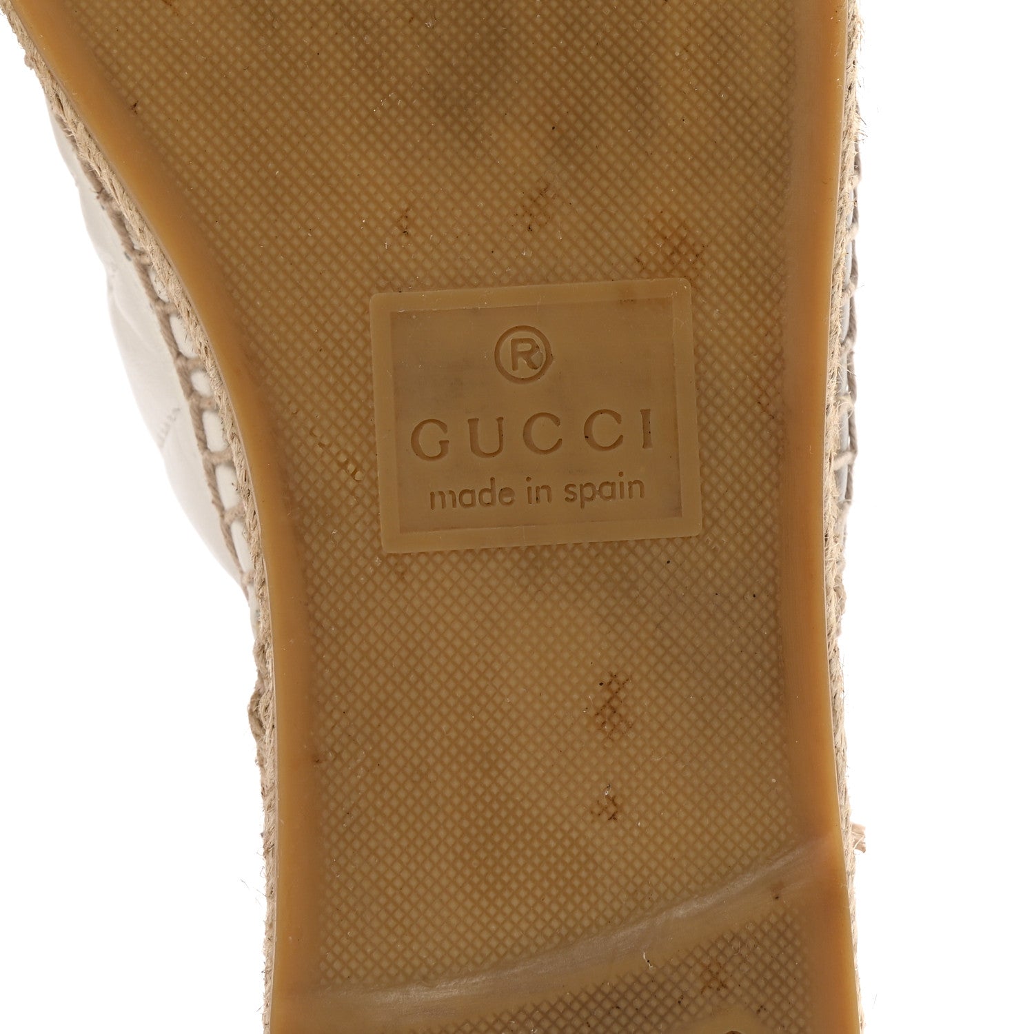 Gucci Nappa Matelasse GG Marmont Espadrille Slippers 40.5 Great White 7 of 10