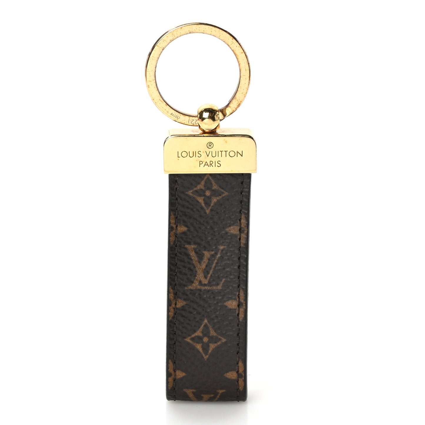 LOUIS VUITTON Monogram Dragonne Key Holder