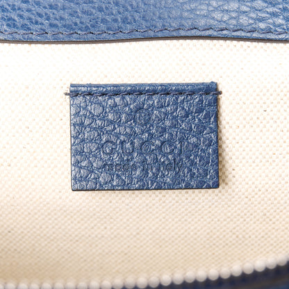 Gucci Pebbled Calfskin Small Dionysus Shoulder Bag Blue Agata 6 of 12