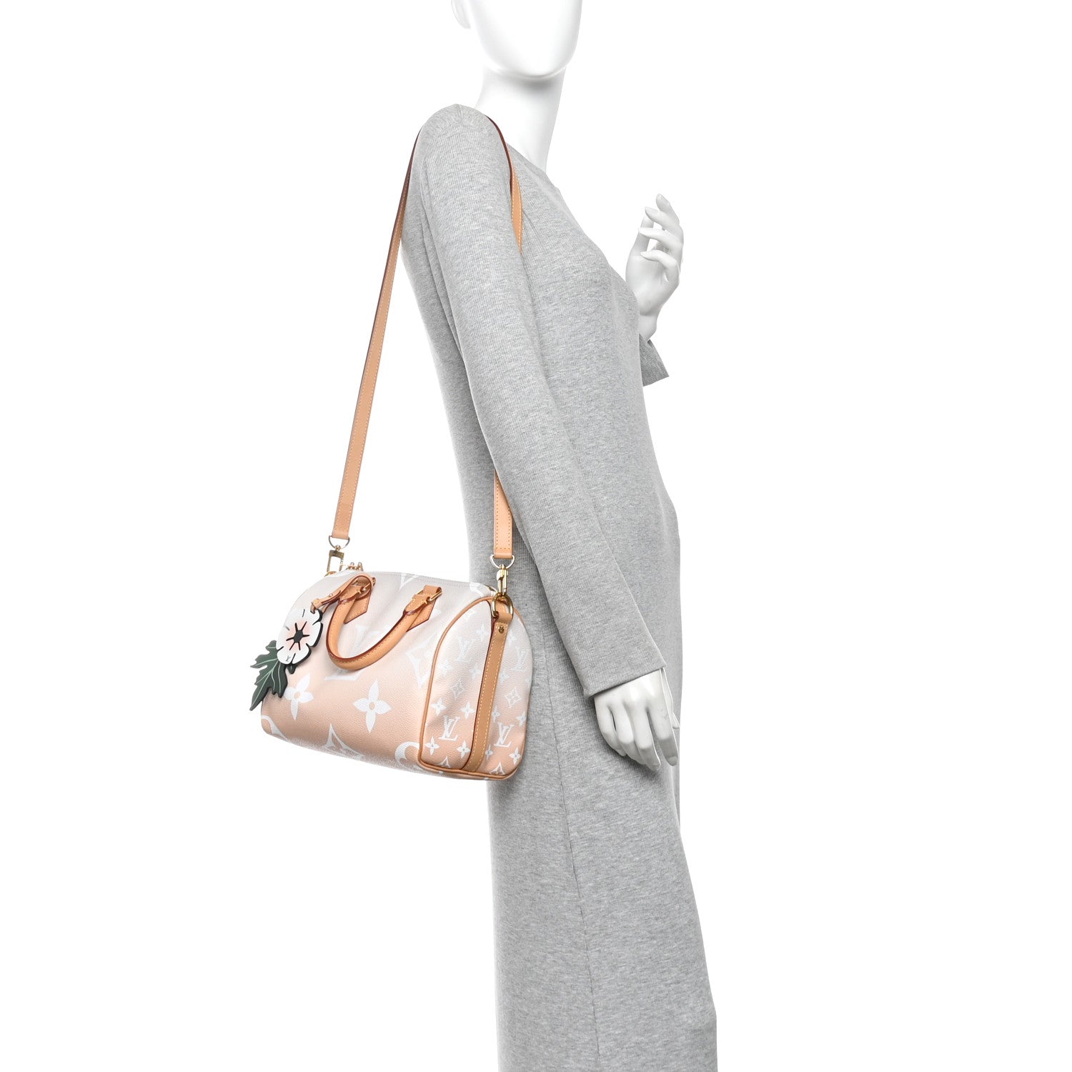Louis Vuitton Monogram Giant By The Pool Speedy Bandouliere 25 Brume 2 of 10