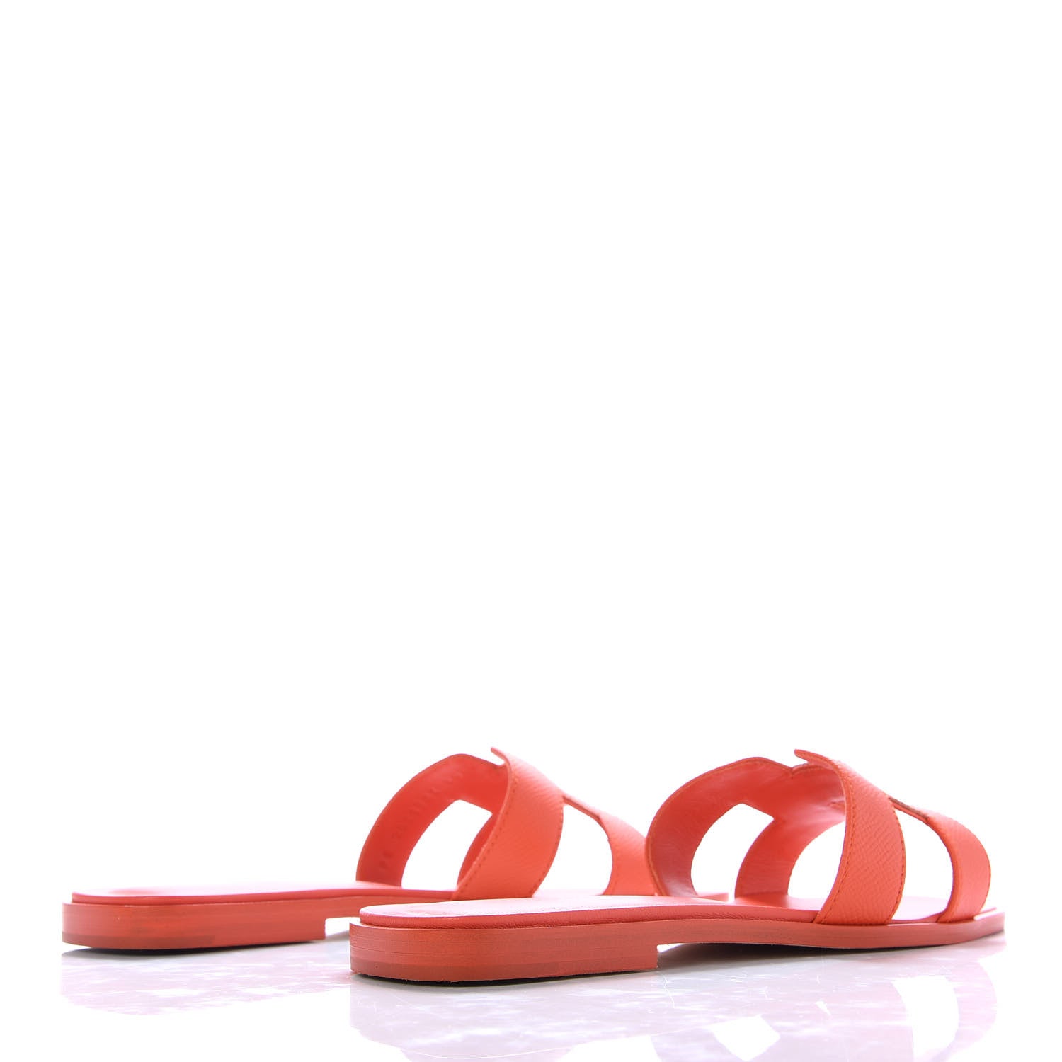 Hermes Epsom Oran Sandals 37 Orange Poppy 4 of 11