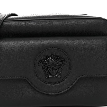 Versace Grained Calfskin Medusa Camera Bag Black 7 of 9