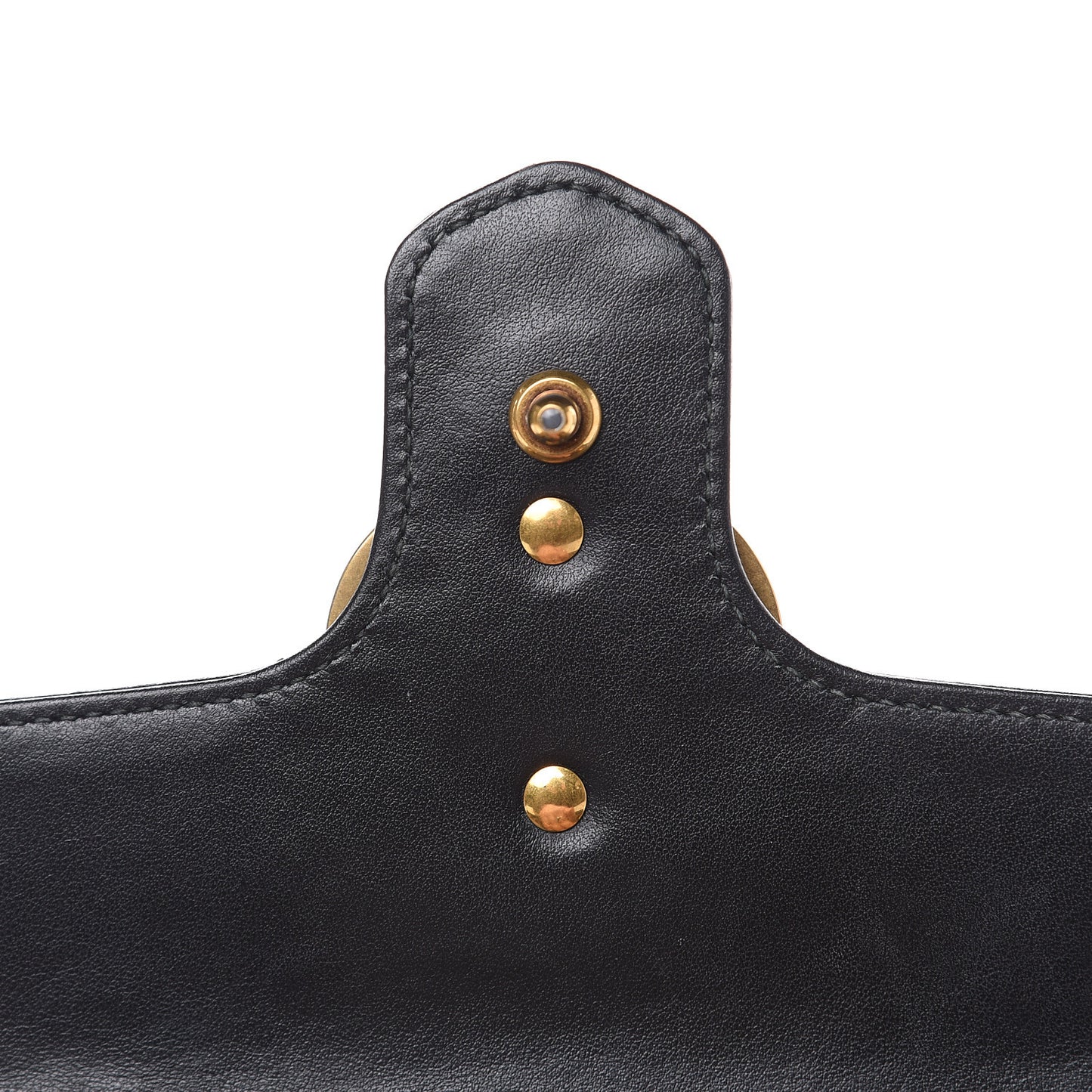 Calfskin Matelasse Mini GG Marmont Shoulder Bag Black