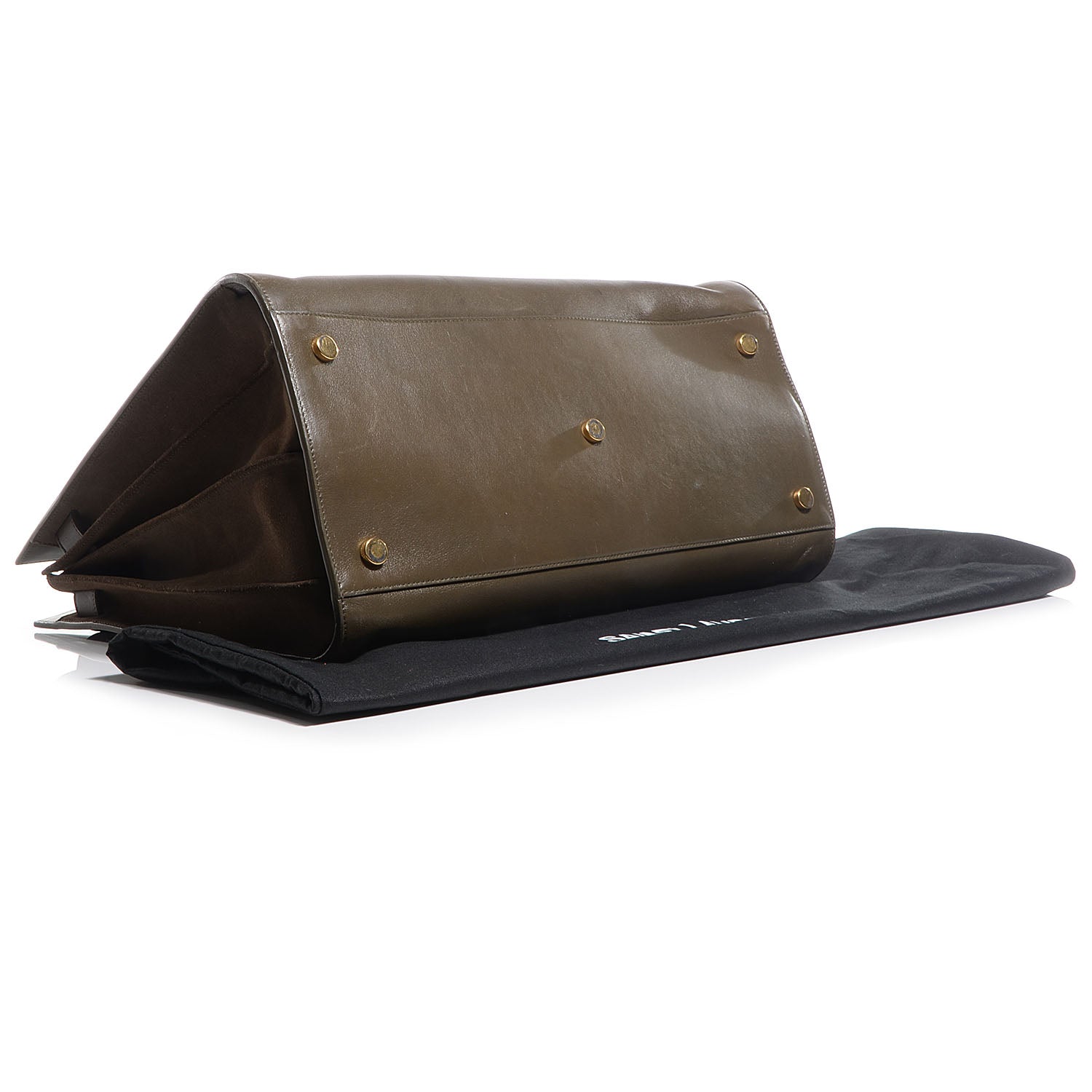 Saint Laurent Leather Large Sac de Jour Carryall Mousse 4 of 8