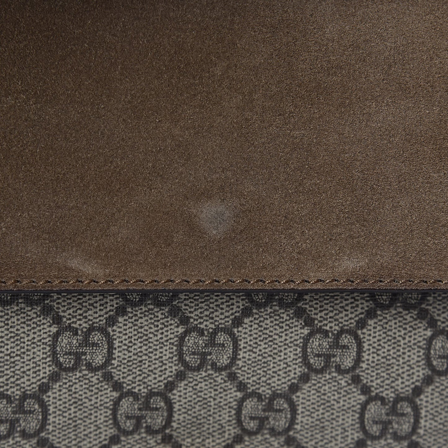 GG Supreme Monogram Mini Dionysus Shoulder Bag Taupe