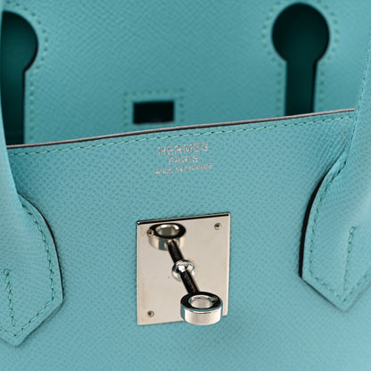 Hermes Epsom BIRKIN 30 Bleu Atoll 7 of 10