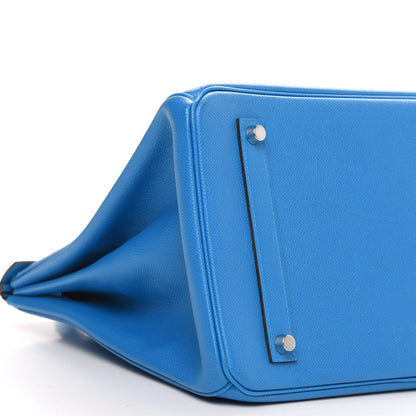 Hermes Epsom Birkin 35 Bleu Zanzibar 8 of 14