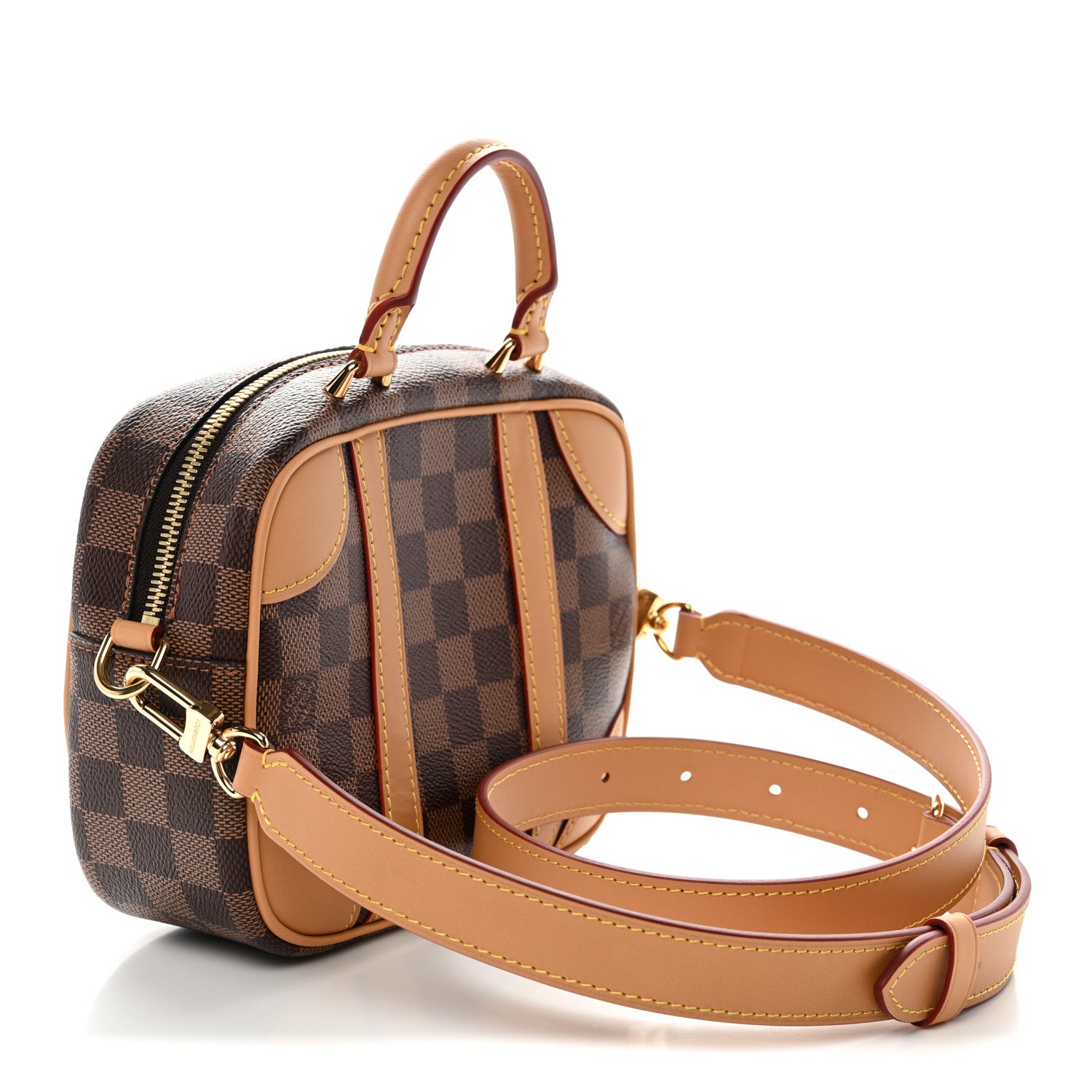 Louis Vuitton Damier Ebene Valisette Souple BB 3 of 10