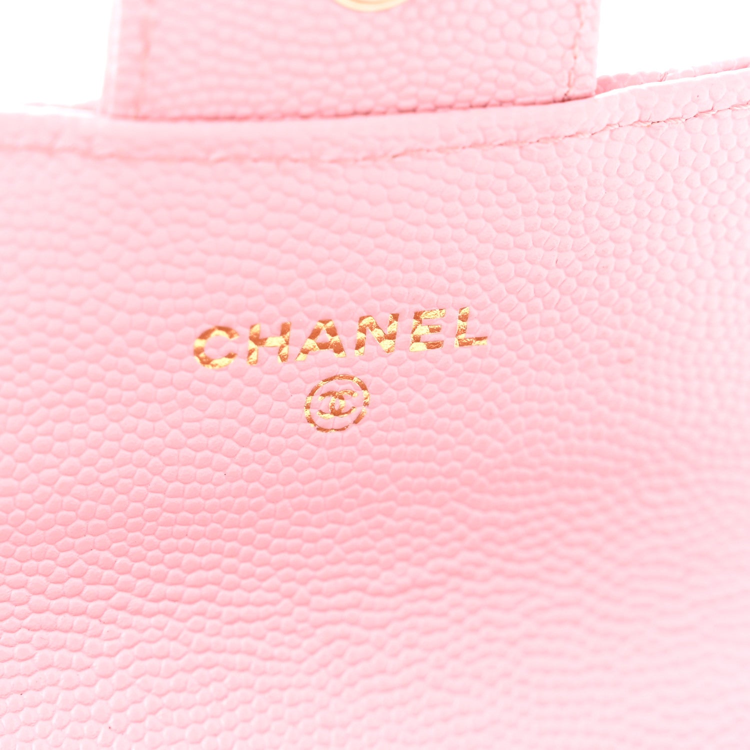 Chanel Caviar Quilted Flap Card Holder Wallet Light Pink 7 of 9