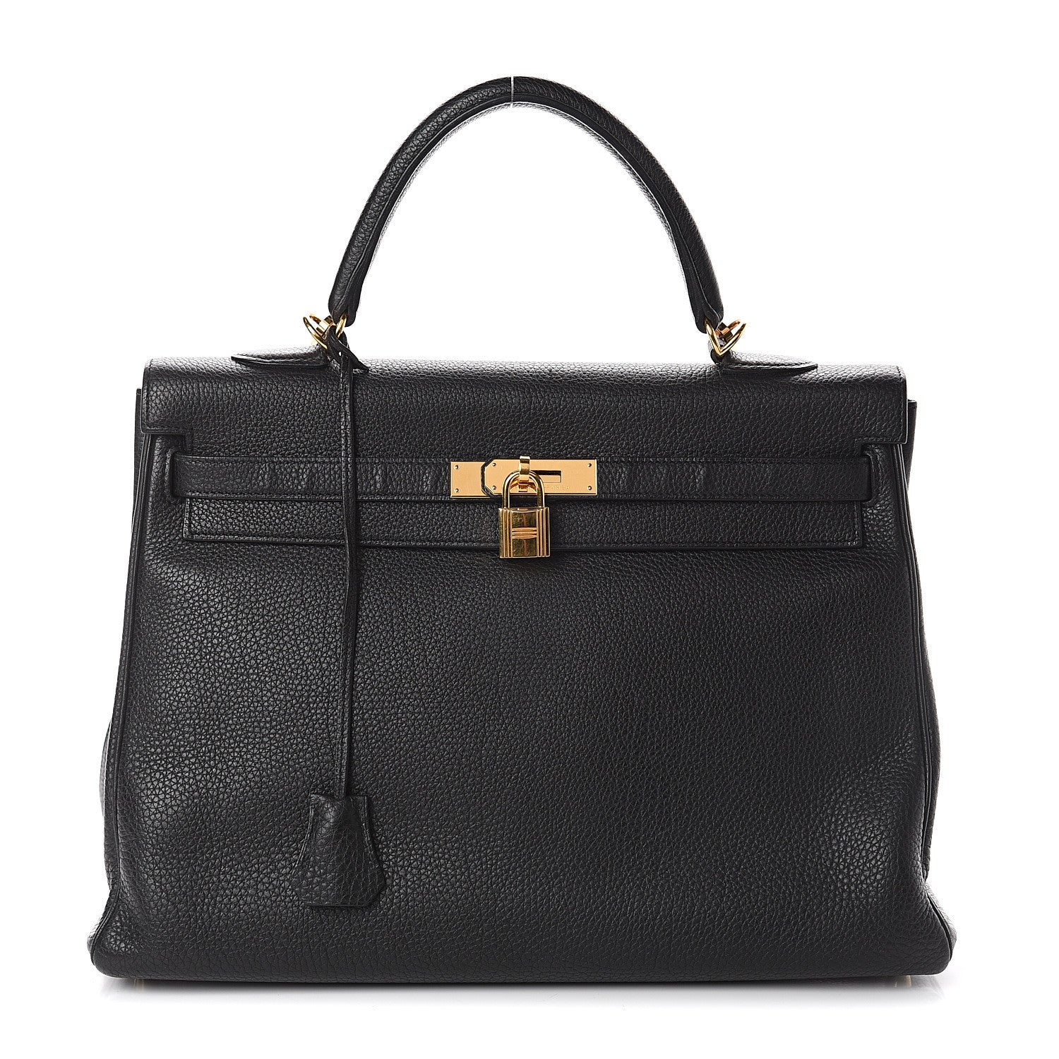Hermes Togo Kelly Retourne 35 Black 1 of 34