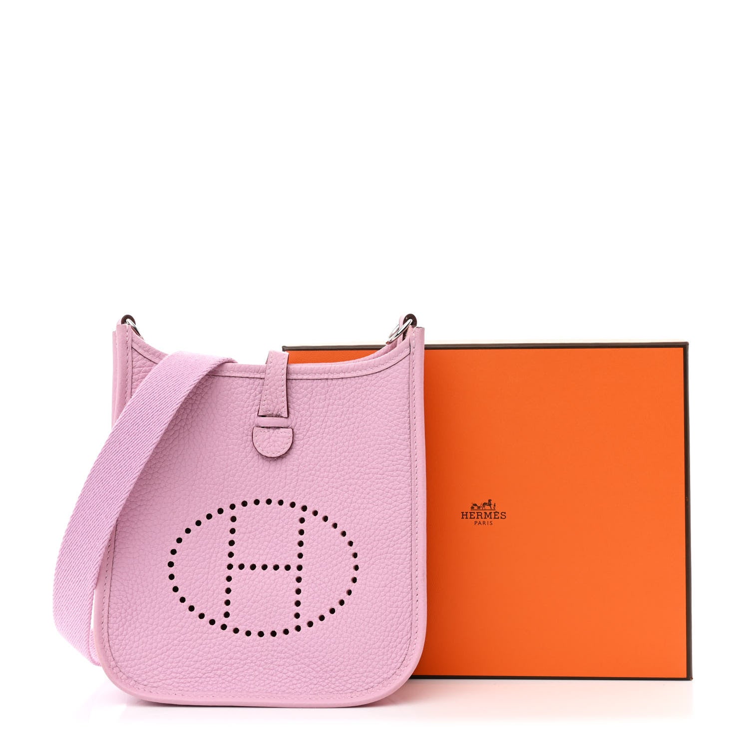 Hermes Taurillon Clemence Evelyne TPM Mauve Sylvestre 11 of 11