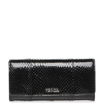 Prada Ayers Continental Flap Wallet Nero Black 1 of 6