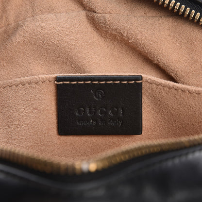 Gucci Calfskin Matelasse Small GG Marmont Chain Shoulder Bag Black 6 of 7