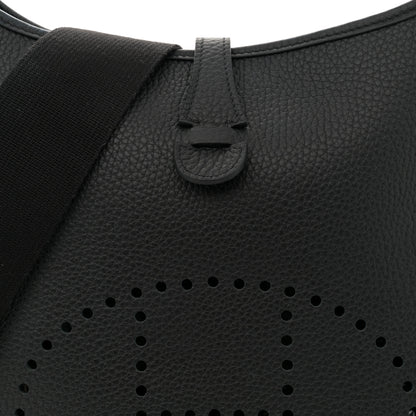 Hermes Taurillon Clemence EVELYNE III PM  Black 8 of 12