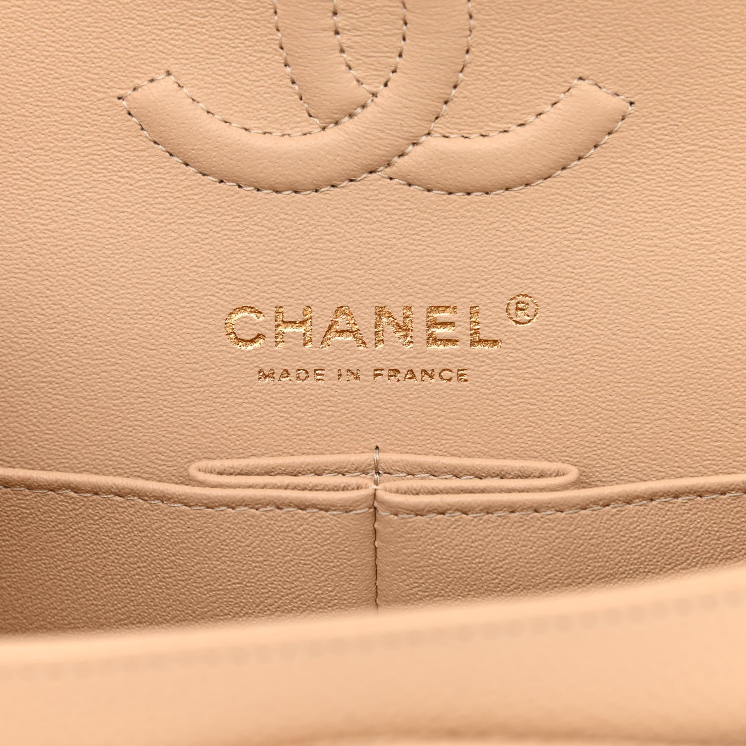 Chanel Caviar Quilted Small Double Flap Beige 5 of 9