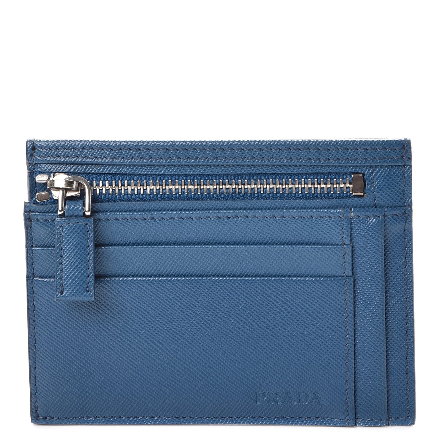 Saffiano Zip Card Holder