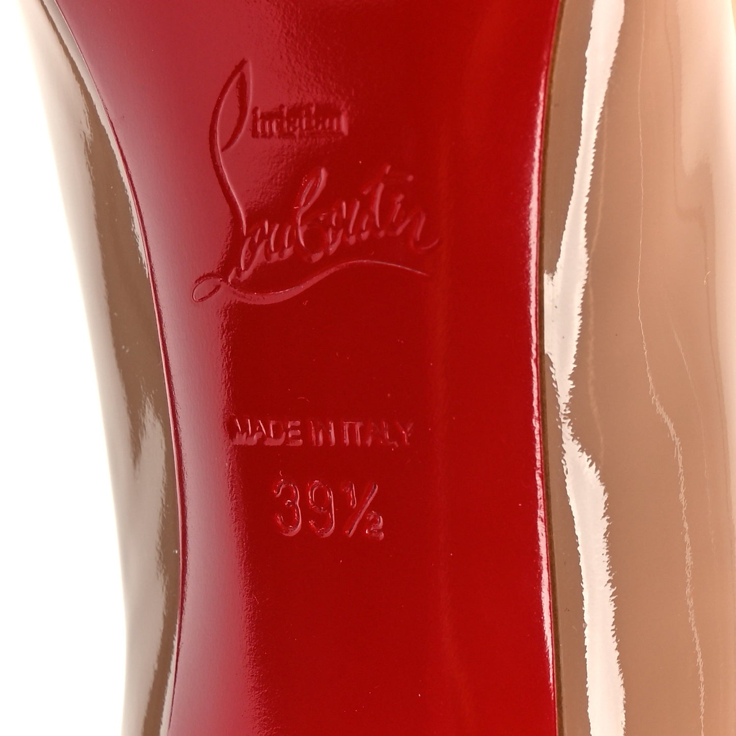 Patent Pigalle Follies 100 Pumps 39.5 Nude
