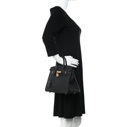 Hermes Togo Birkin 25 Black 3 of 10