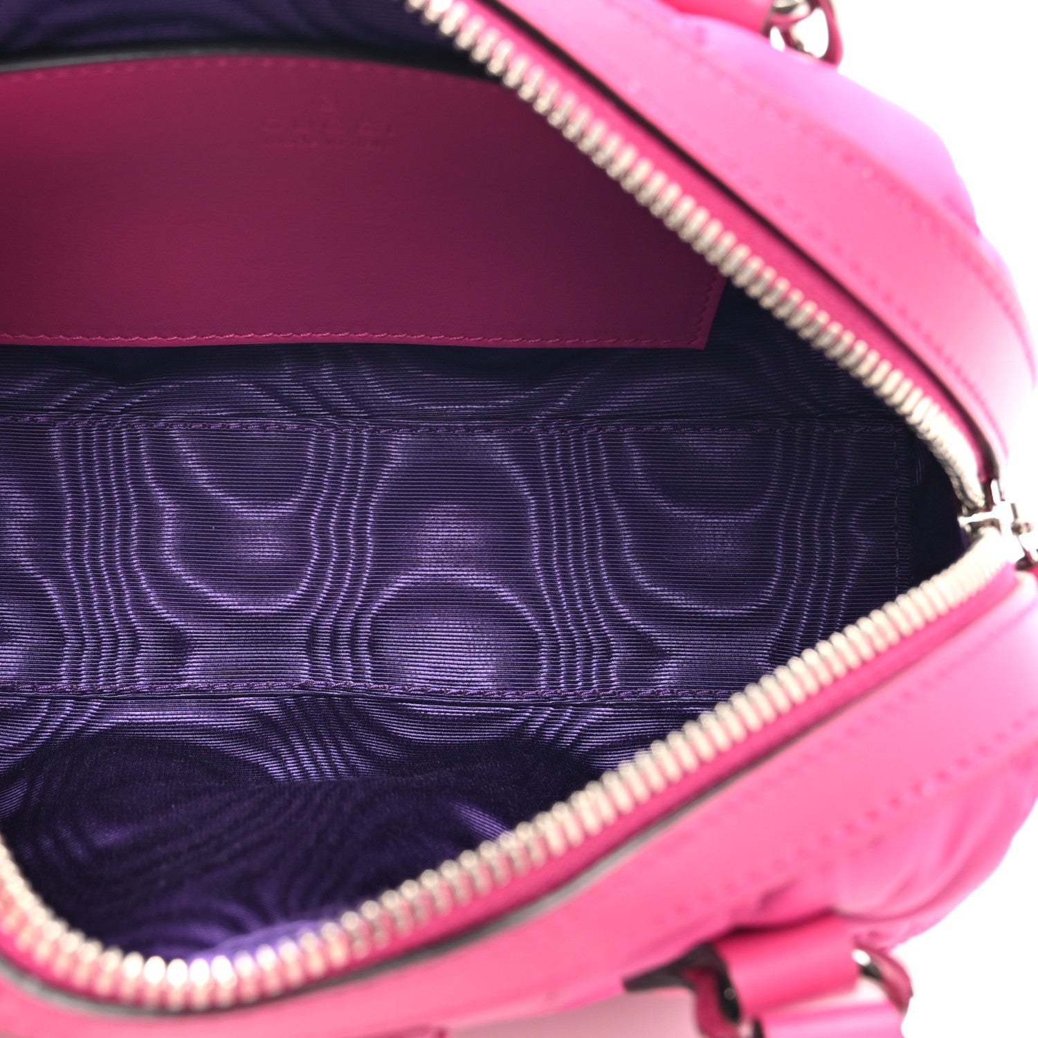 Gucci Nylon Calfskin Enamel GG Matelasse Mini Bowler Bag Lovely 5 of 10
