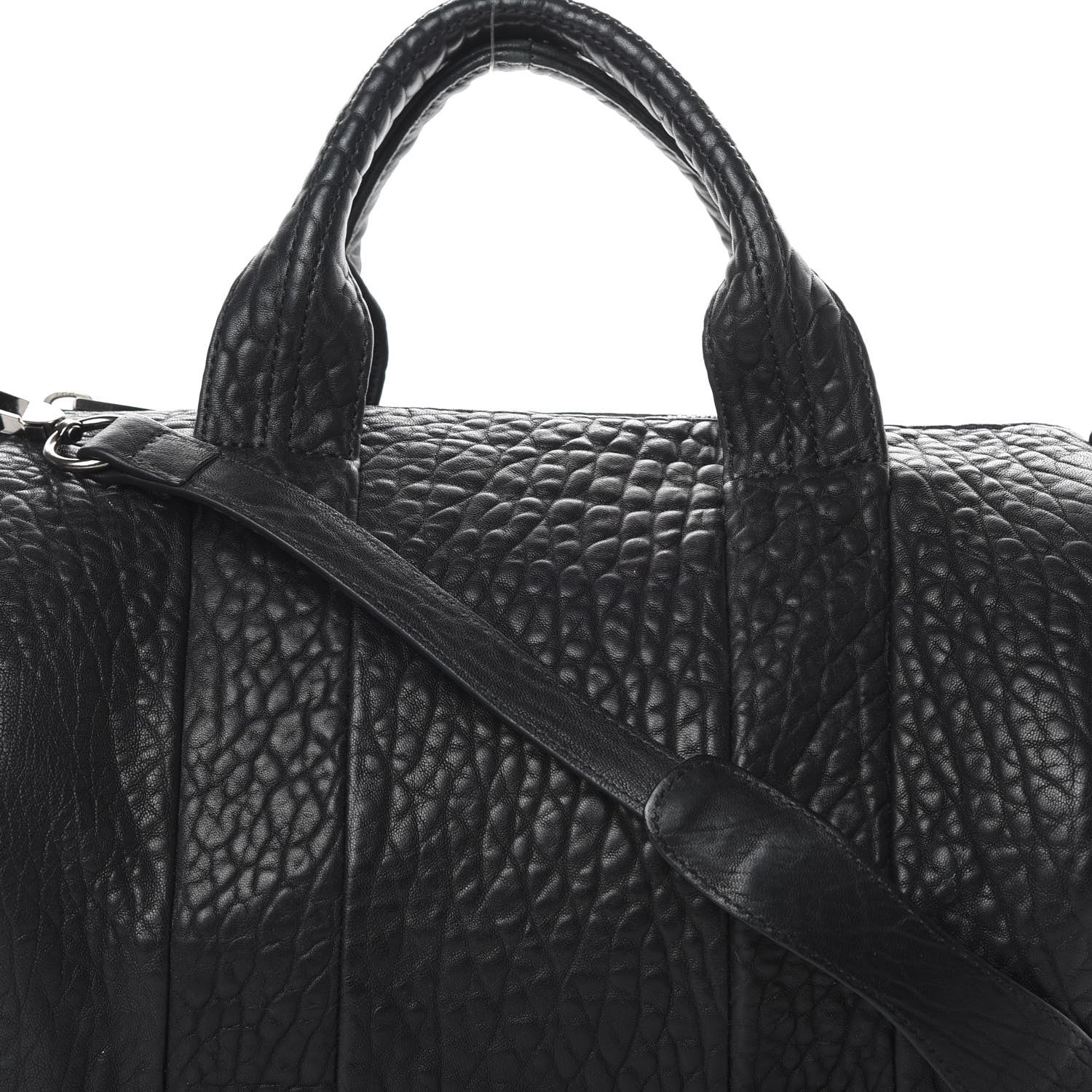 Alexander Wang Pebbled Lambskin Rocco Black Nickel Hardware 7 of 11