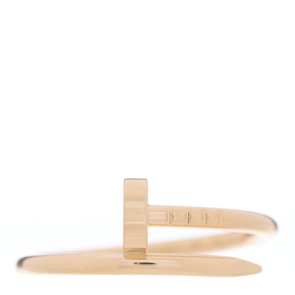 Cartier 18K Yellow Gold Small Juste Un Clou Ring 55 7.25 1 of 6