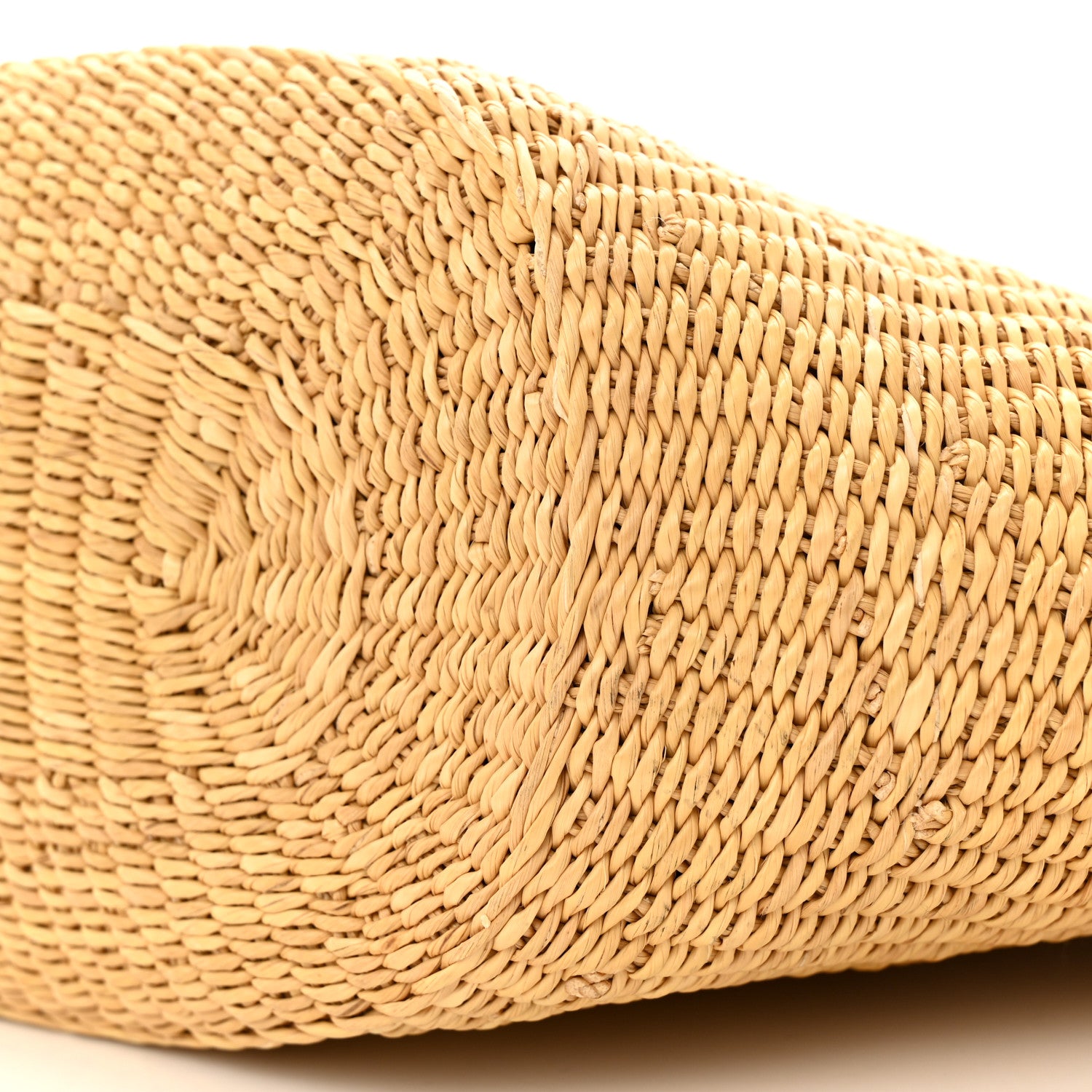 Loewe Raffia Calfskin Shell Basket Tote Natural Beige 9 of 9