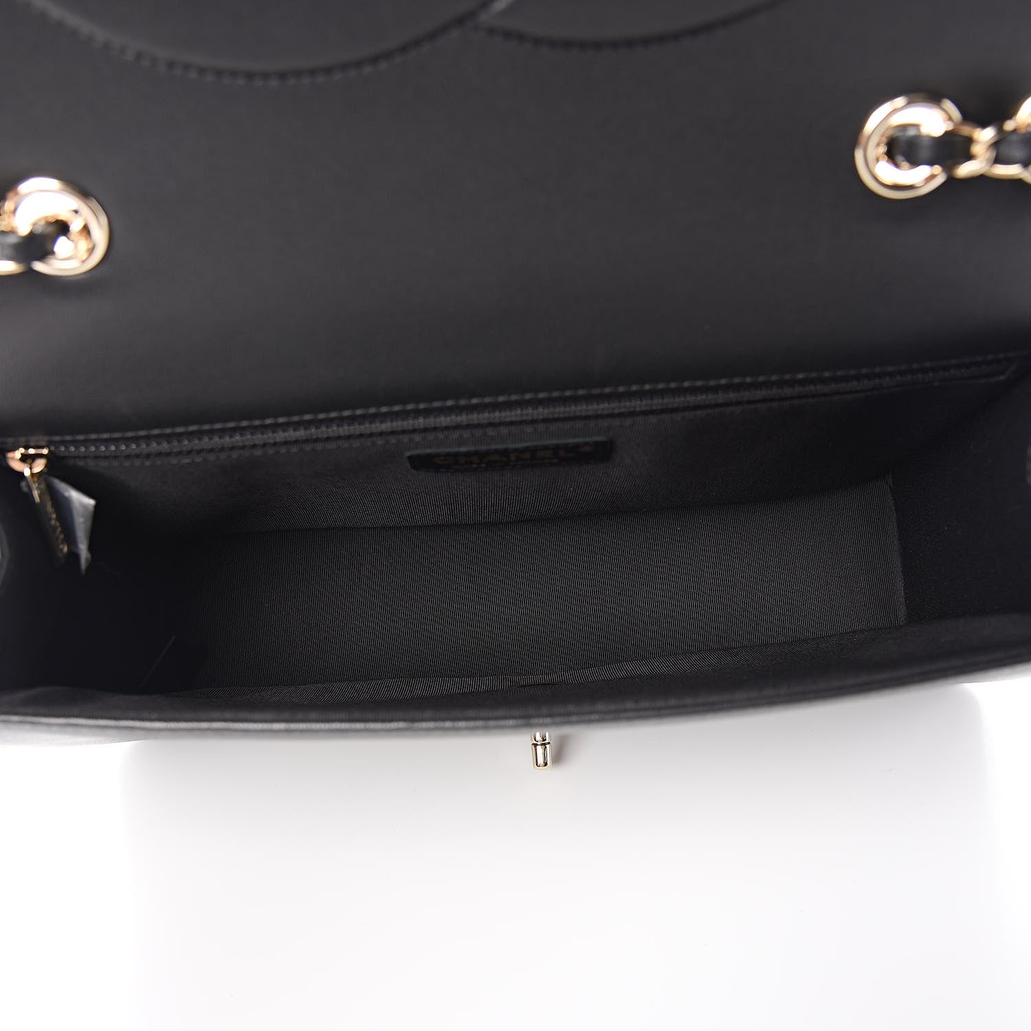 Chanel Lambskin Chevron Quilted Flap Black 5 of 11