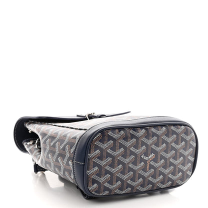 Goyard Goyardine Calfskin Mini Alpin Backpack Navy 4 of 9