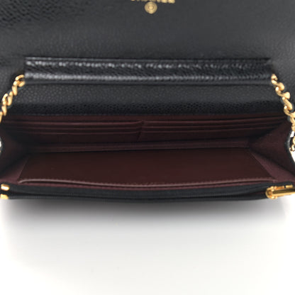 Chanel Caviar Quilted Wallet On Chain WOC Black 5 of 12