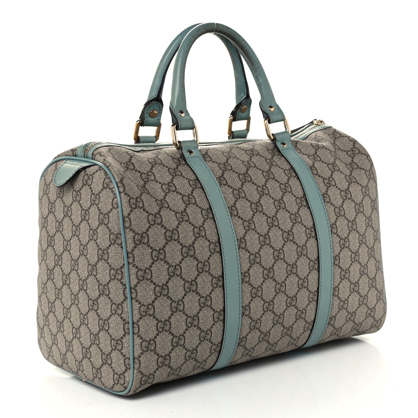 GG Plus Monogram Medium Joy Boston Light Blue