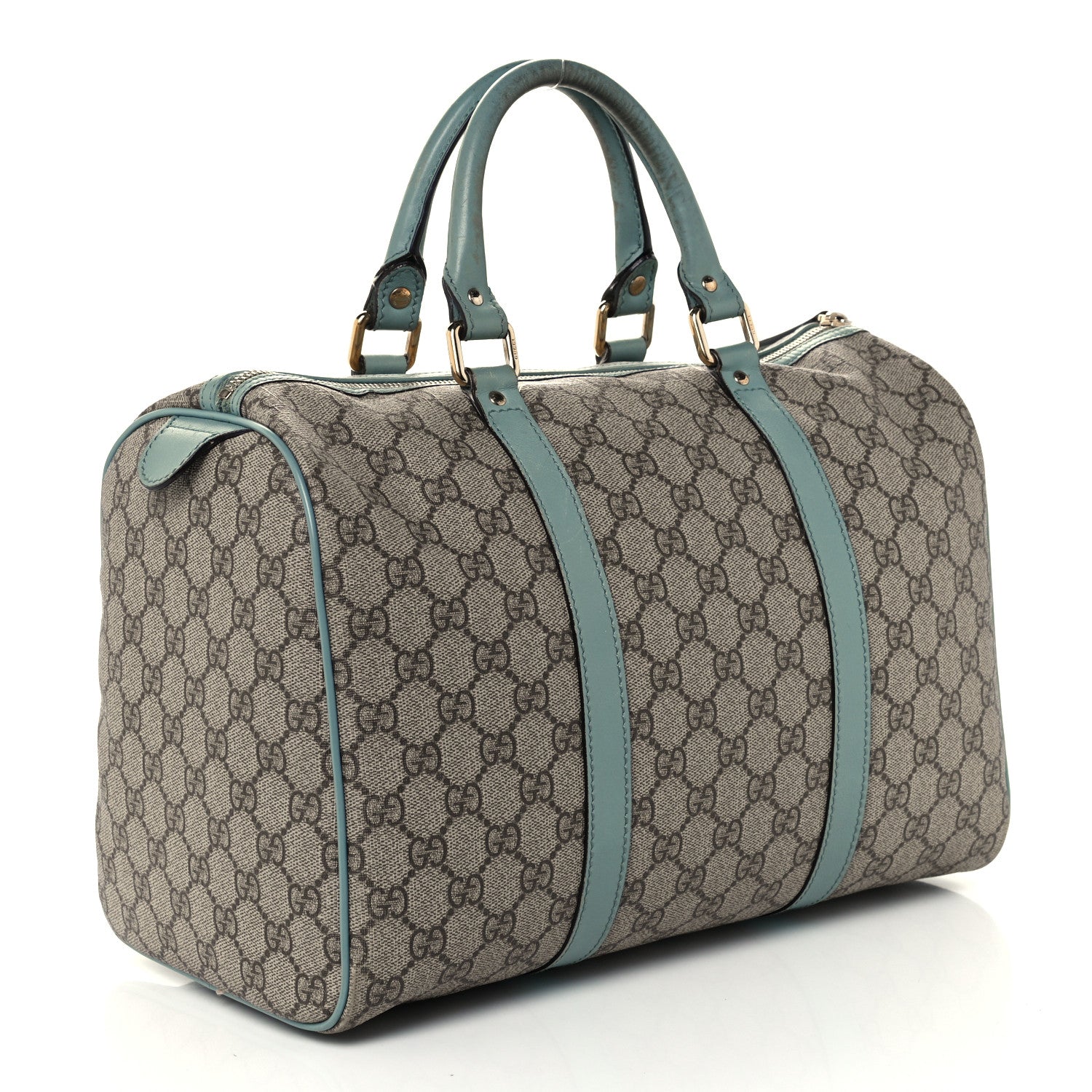 Gucci GG Plus Monogram Medium Joy Boston Light Blue 3 of 12