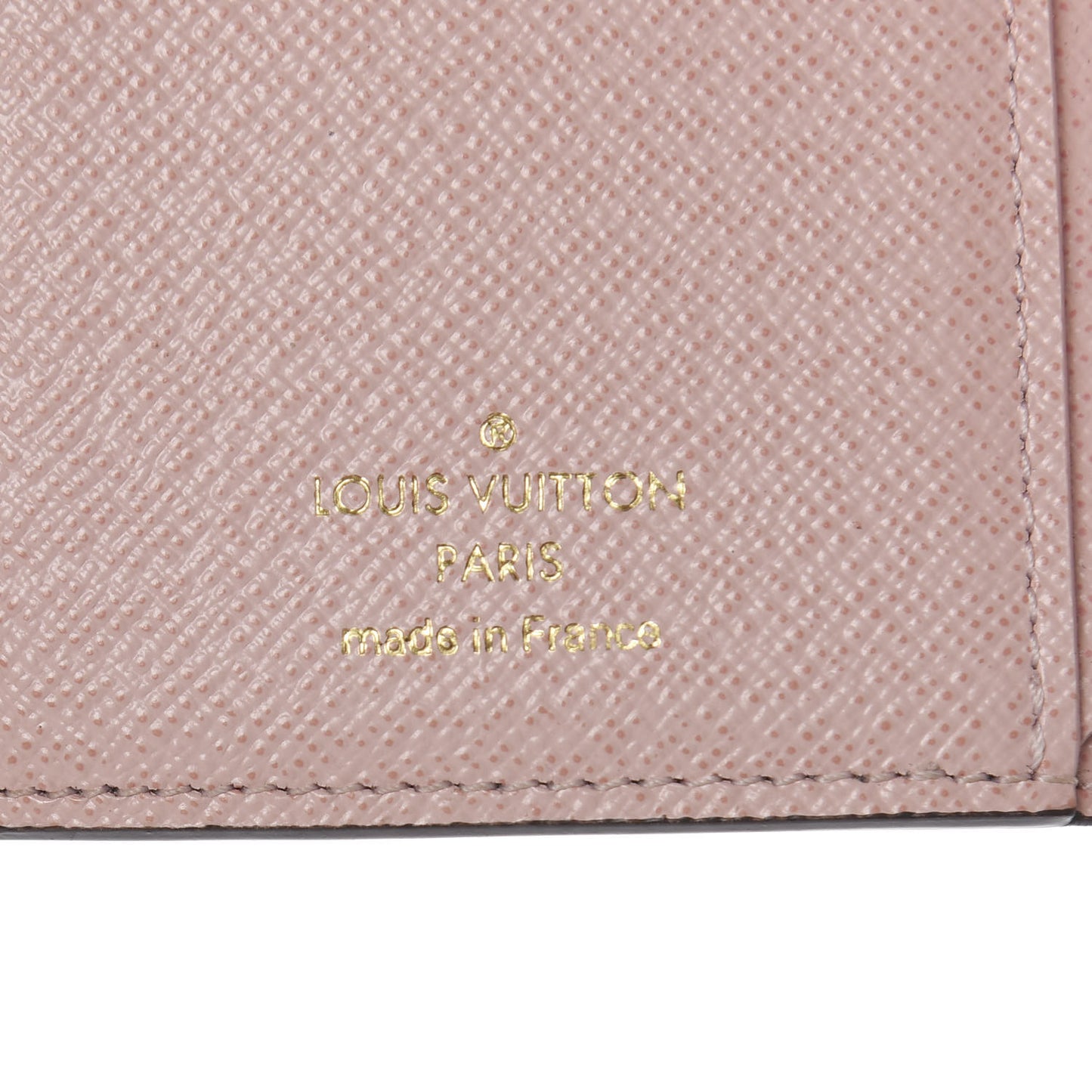 Damier Ebene Victorine Wallet Rose Ballerine
