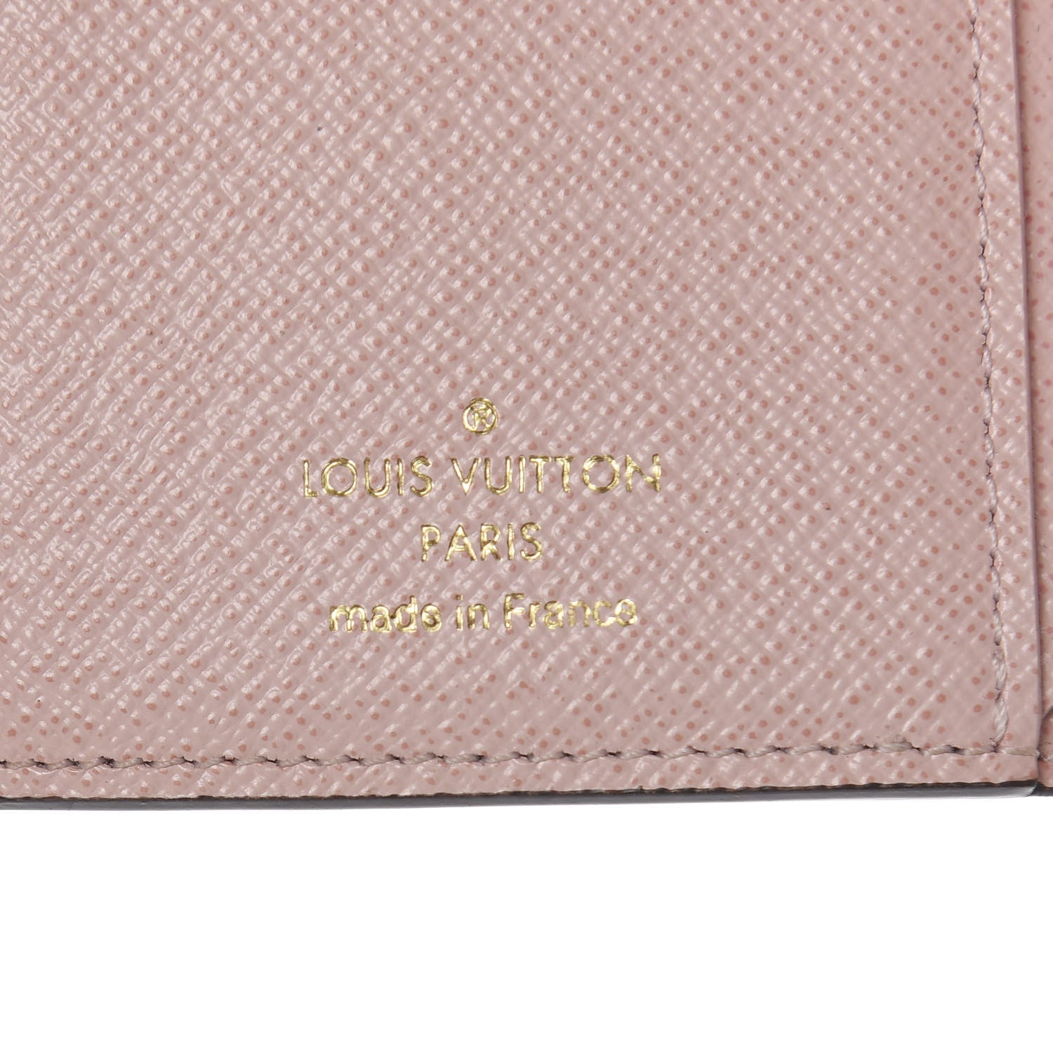 Louis Vuitton Damier Ebene Victorine Wallet Rose Ballerine 6 of 11