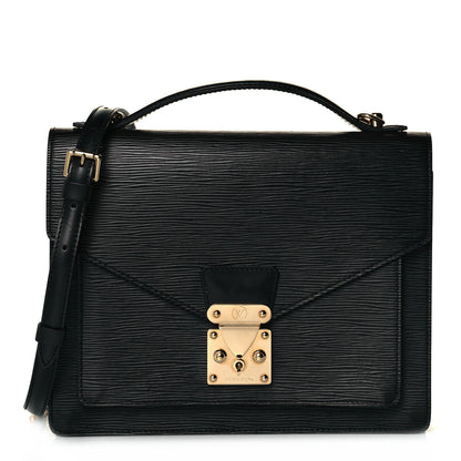 Louis Vuitton Epi Monceau Black 1 of 15