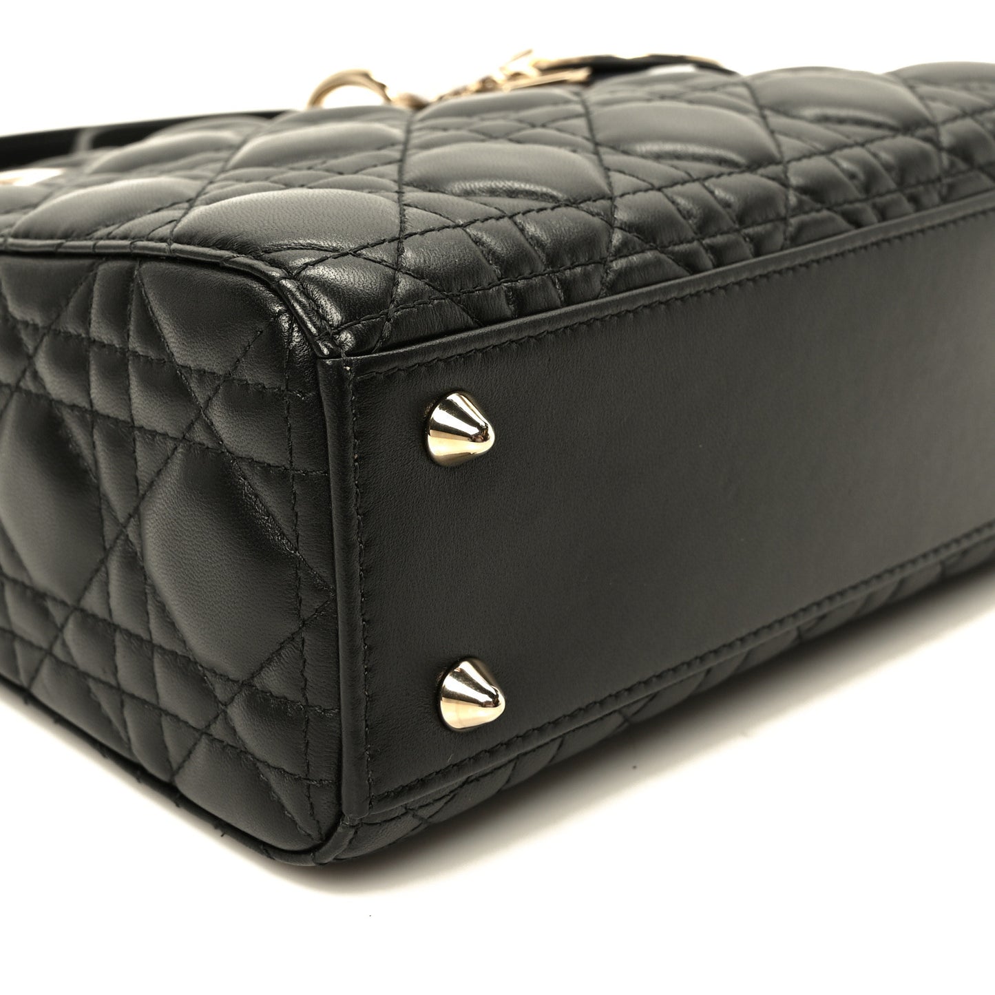 Lambskin Cannage Small My ABCDior Lady Dior Black