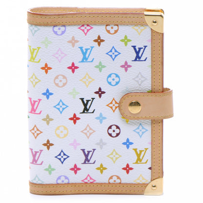 Louis Vuitton Monogram Multicolor Small Ring Agenda Cover White 1 of 7