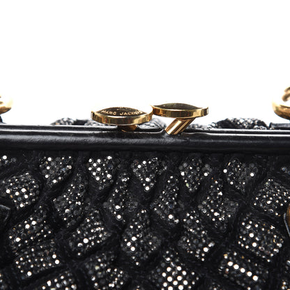 Marc Jacobs Suede Crystal Quilted Stam Black 14 of 18