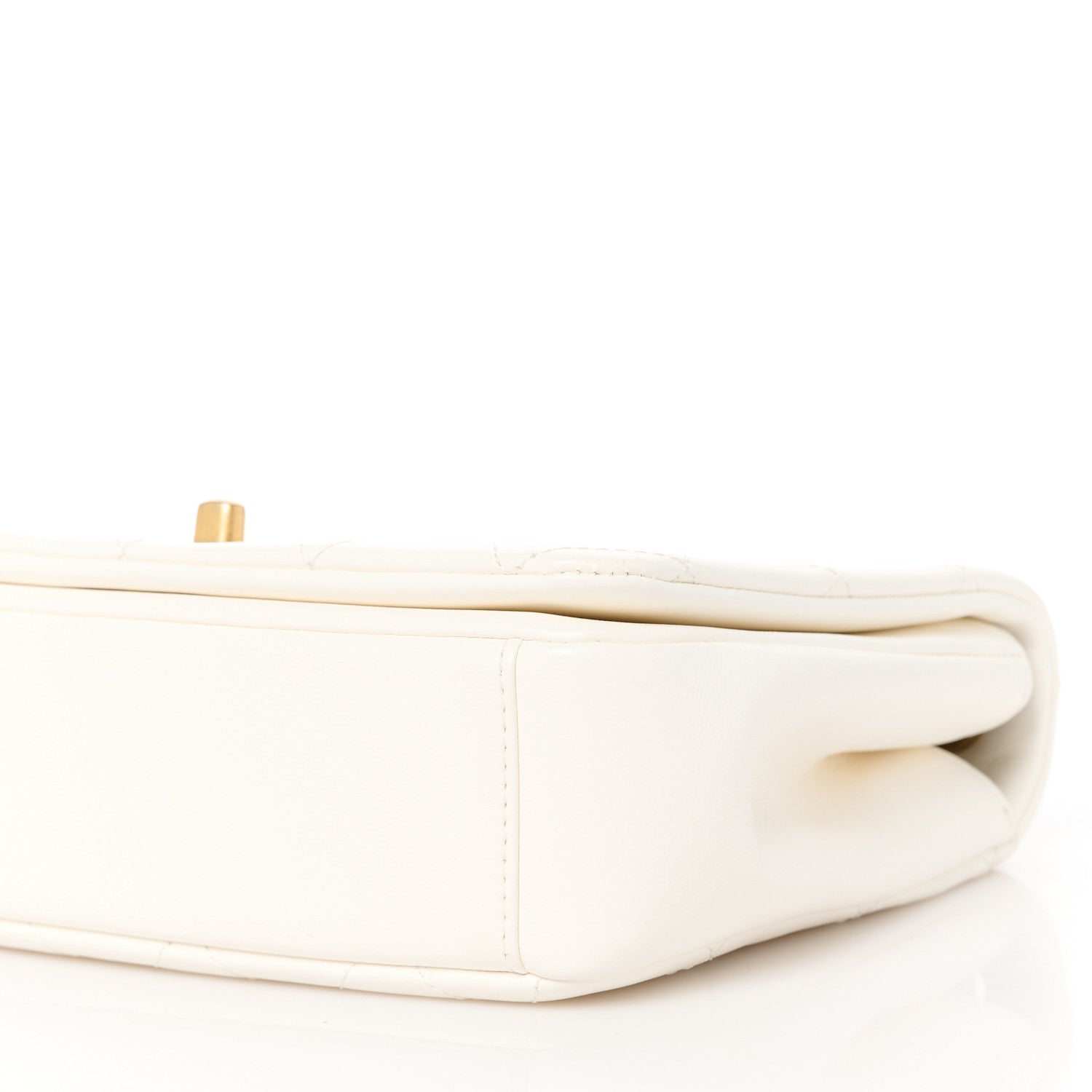 Chanel Lambskin Quilted On And On Small Chain Flap White 10 of 10