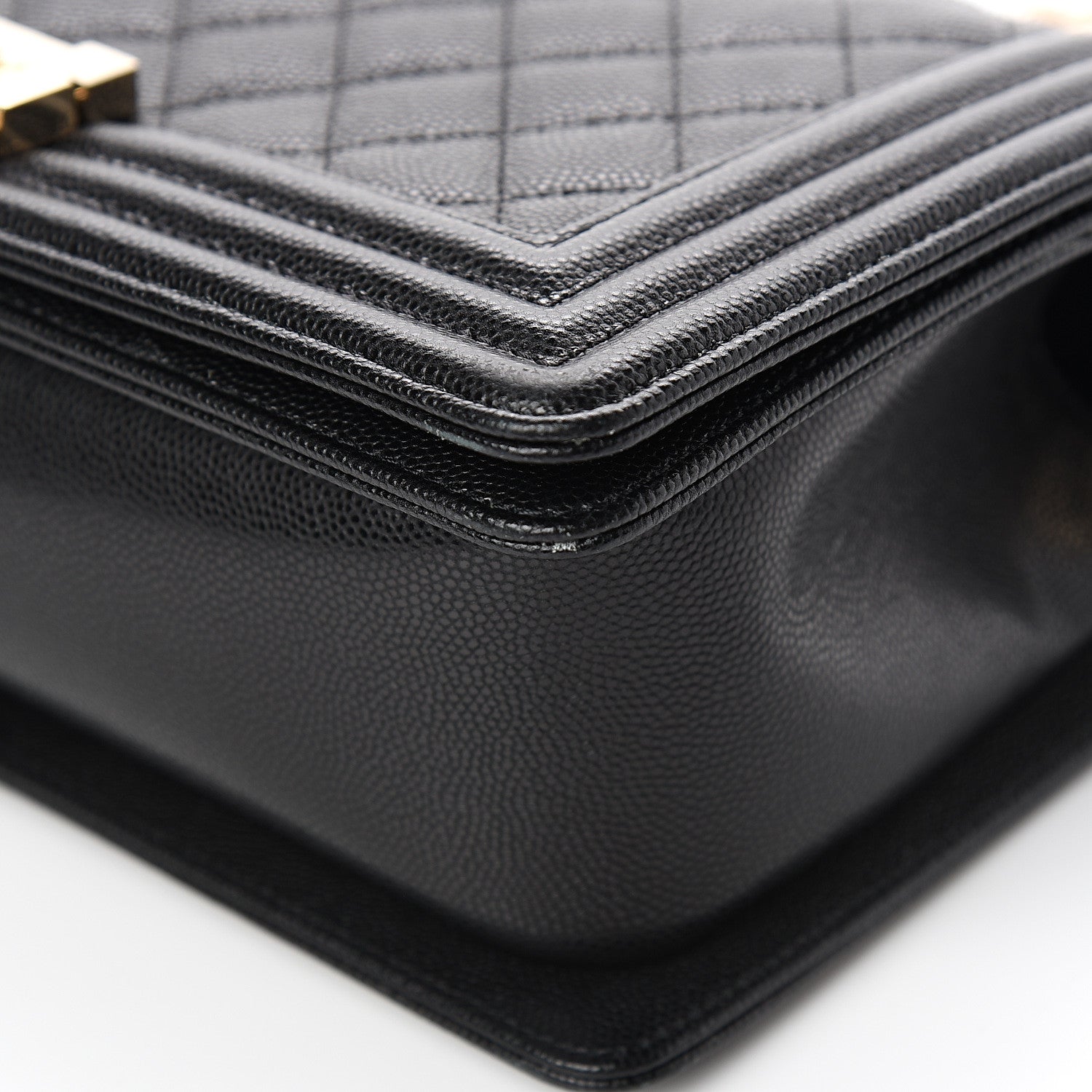 Chanel Caviar Quilted Medium Boy Flap Black 9 of 11